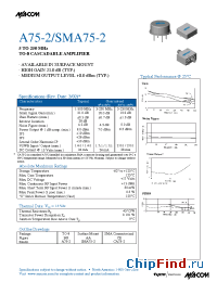 Datasheet  SMA75-2