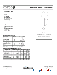 Datasheet  LC503TYL1-30P