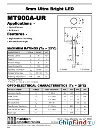 Datasheet  MT900A-UR