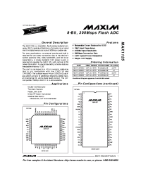 Datasheet  MAX1125