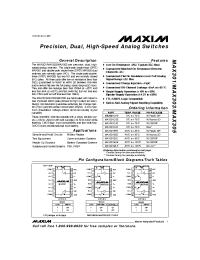 Datasheet  MAX301