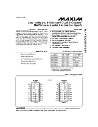 Datasheet  MAX382