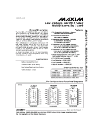 Datasheet  MAX4052C