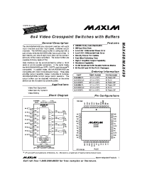 Datasheet  MAX458