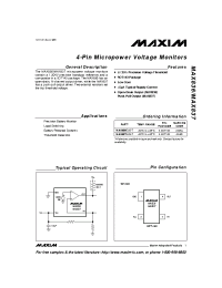 Datasheet  MAX836