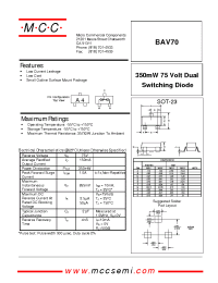 Datasheet  BAV70