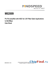 Datasheet  M02009