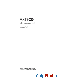 Datasheet  MXT4400
