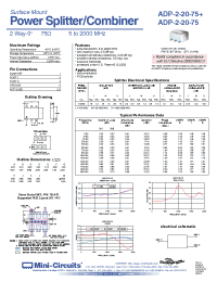 Datasheet  ADP-2-20-75