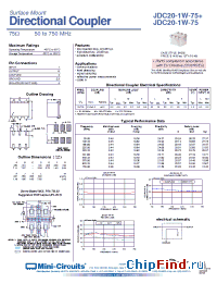 Datasheet  JDC20-1W-75