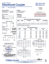 Datasheet  JDC-20-3-75+