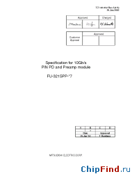 Datasheet  FU-321SPP-7