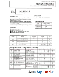 Datasheet  ML9SM18