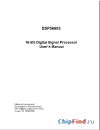 Datasheet  DSP56602