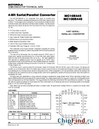 Datasheet  MC100E445