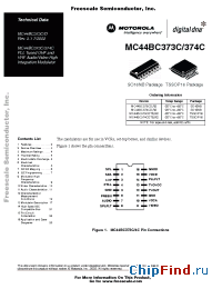 Datasheet  MC44BC373C