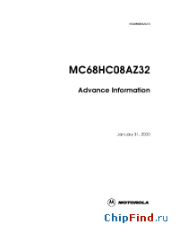 Datasheet  MC68HC08AZ32
