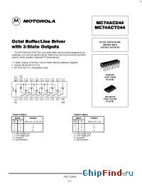 Datasheet  MC74AC244