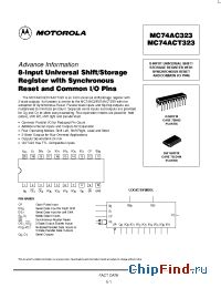 Datasheet  MC74AC323