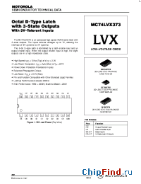Datasheet  MC74LVX373