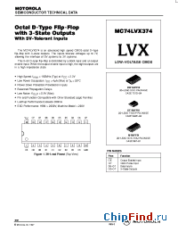 Datasheet  MC74LVX374