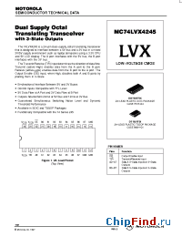 Datasheet  MC74LVX4245