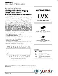 Datasheet  MC74LVXC3245
