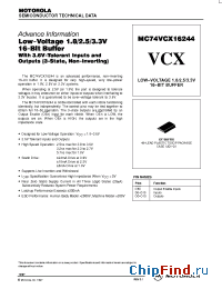 Datasheet  MC74VCX16244