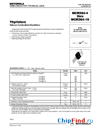 Datasheet  MCR264-10