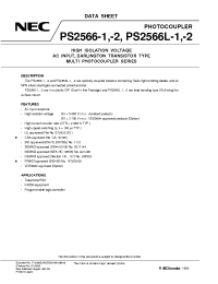 Datasheet  PS2566-1