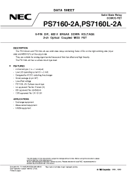 Datasheet  PS7160-2A