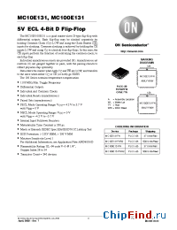 Datasheet  MC10E131