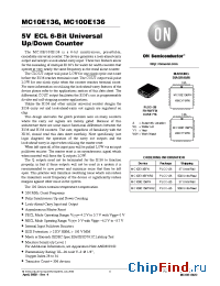 Datasheet  MC10E136