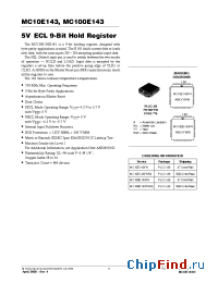 Datasheet  MC10E143
