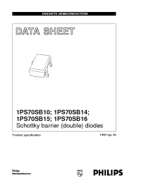 Datasheet  1PS70SB15