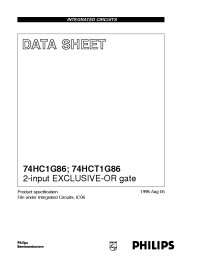 Datasheet  74HC1G86