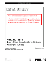 Datasheet  74HC4514