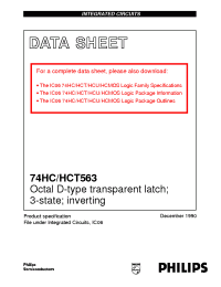 Datasheet  74HC563