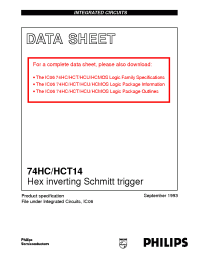Datasheet  74HC/HCT14