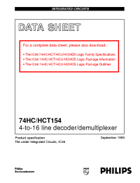 Datasheet  74HC/HCT154