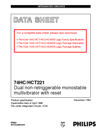 Datasheet  74HC/HCT221