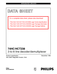 Datasheet  74HC/HCT238