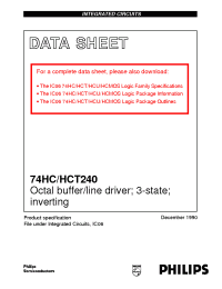 Datasheet  74HC/HCT240