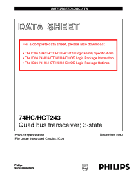 Datasheet  74HC/HCT243