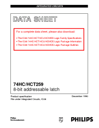 Datasheet  74HC/HCT259