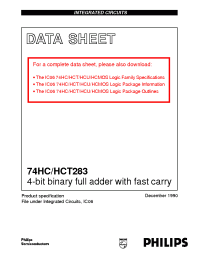 Datasheet  74HC/HCT283