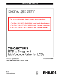 Datasheet  74HC/HCT4543