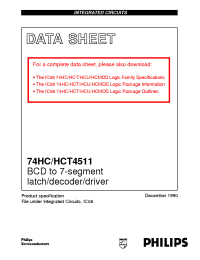 Datasheet  74HCT4511