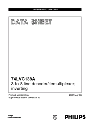 Datasheet  74LVC138A