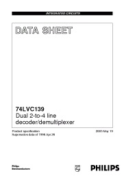 Datasheet  74LVC139